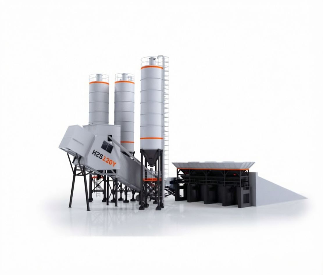 HZSY Series Modular Mobile Concrete Batching Plant