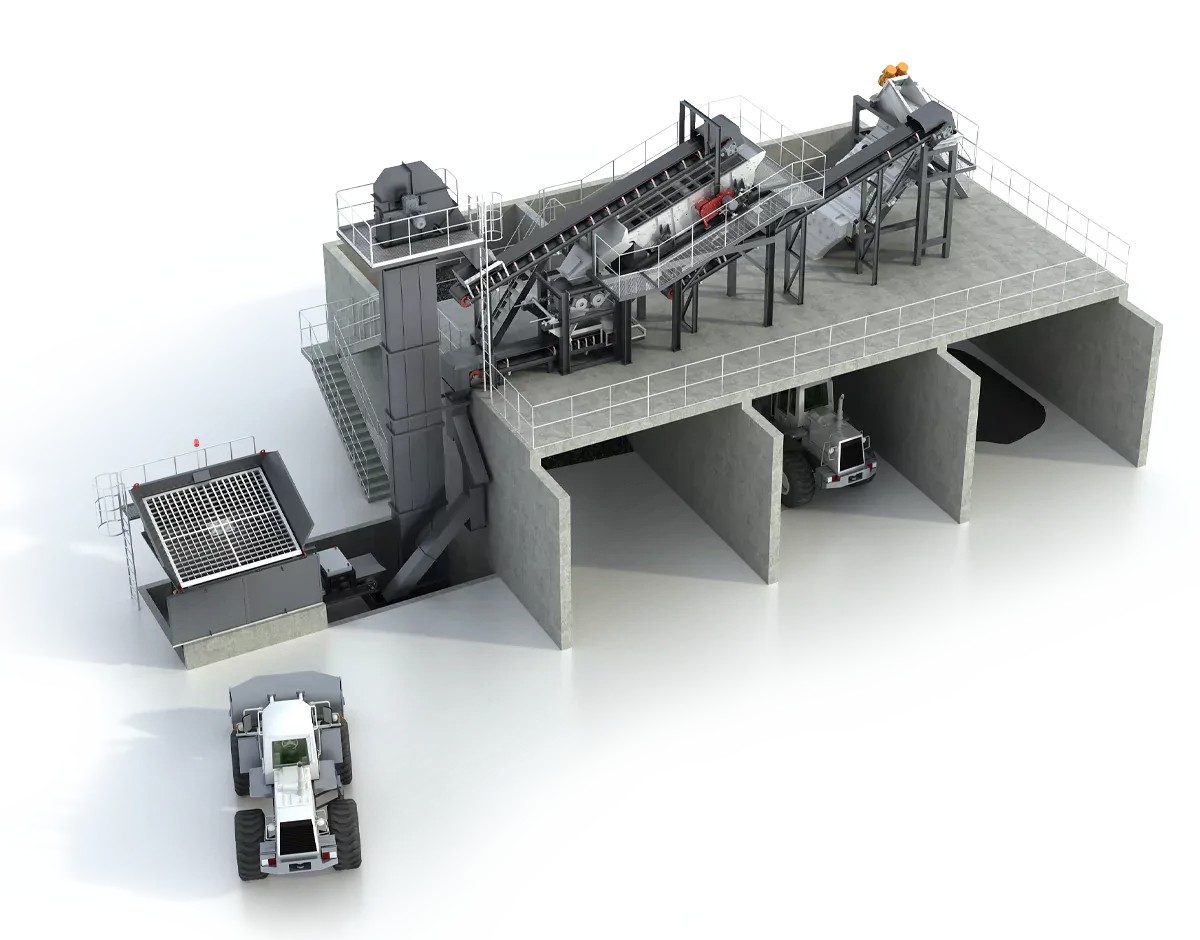 LBPS Series Asphalt Concrete Recycling Material Screening Plant
