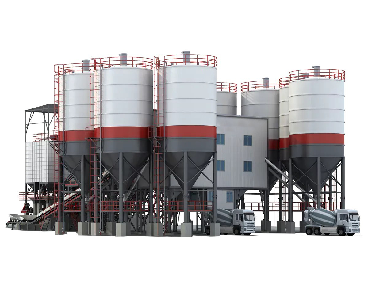 HZS Series Special Concrete Batching Plant for Nuclear Power