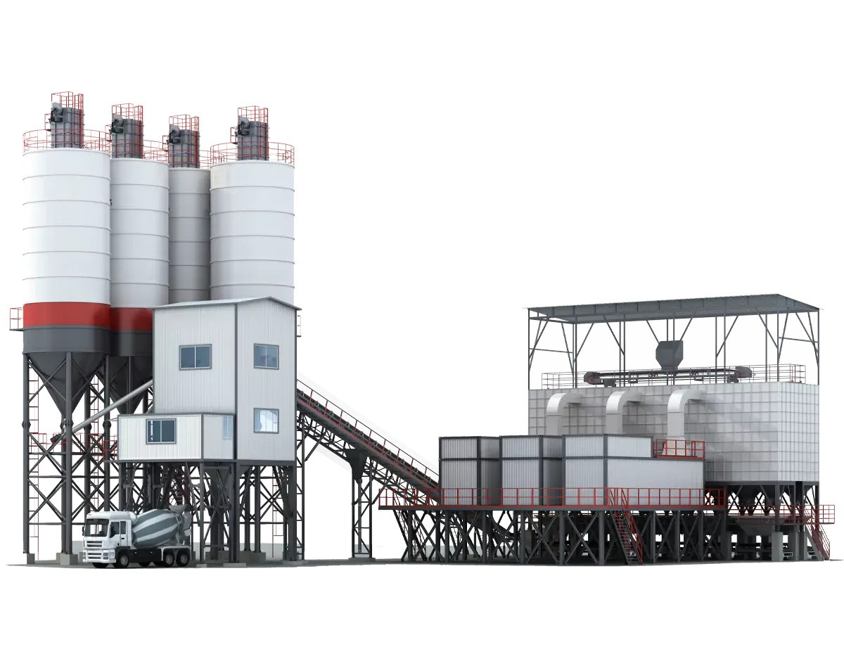 HZ-1S Series Special Concrete Batching Plant for Hydraulic Engineering