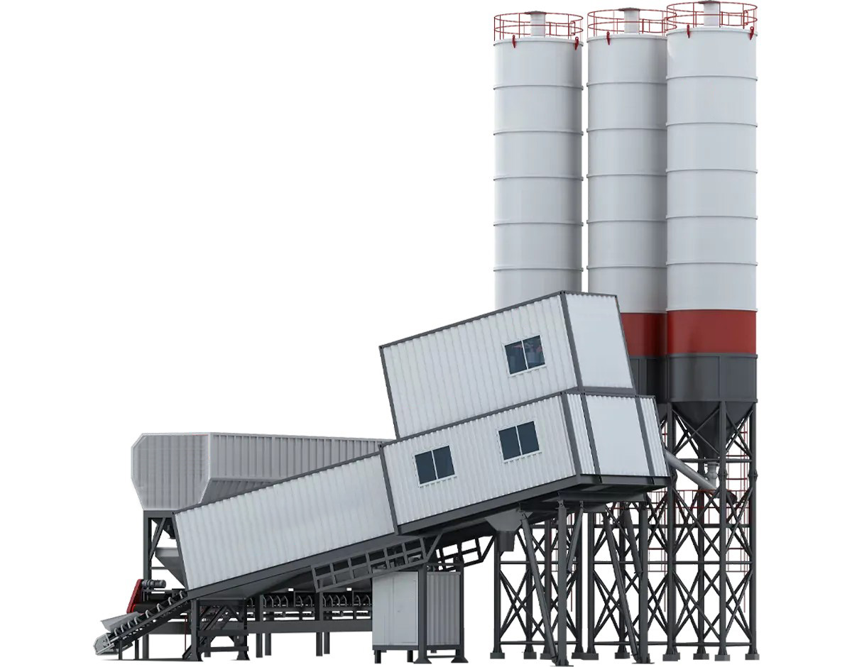 HZSY Series Fully Environmentally Friendly Mobile Concrete Batching Plant