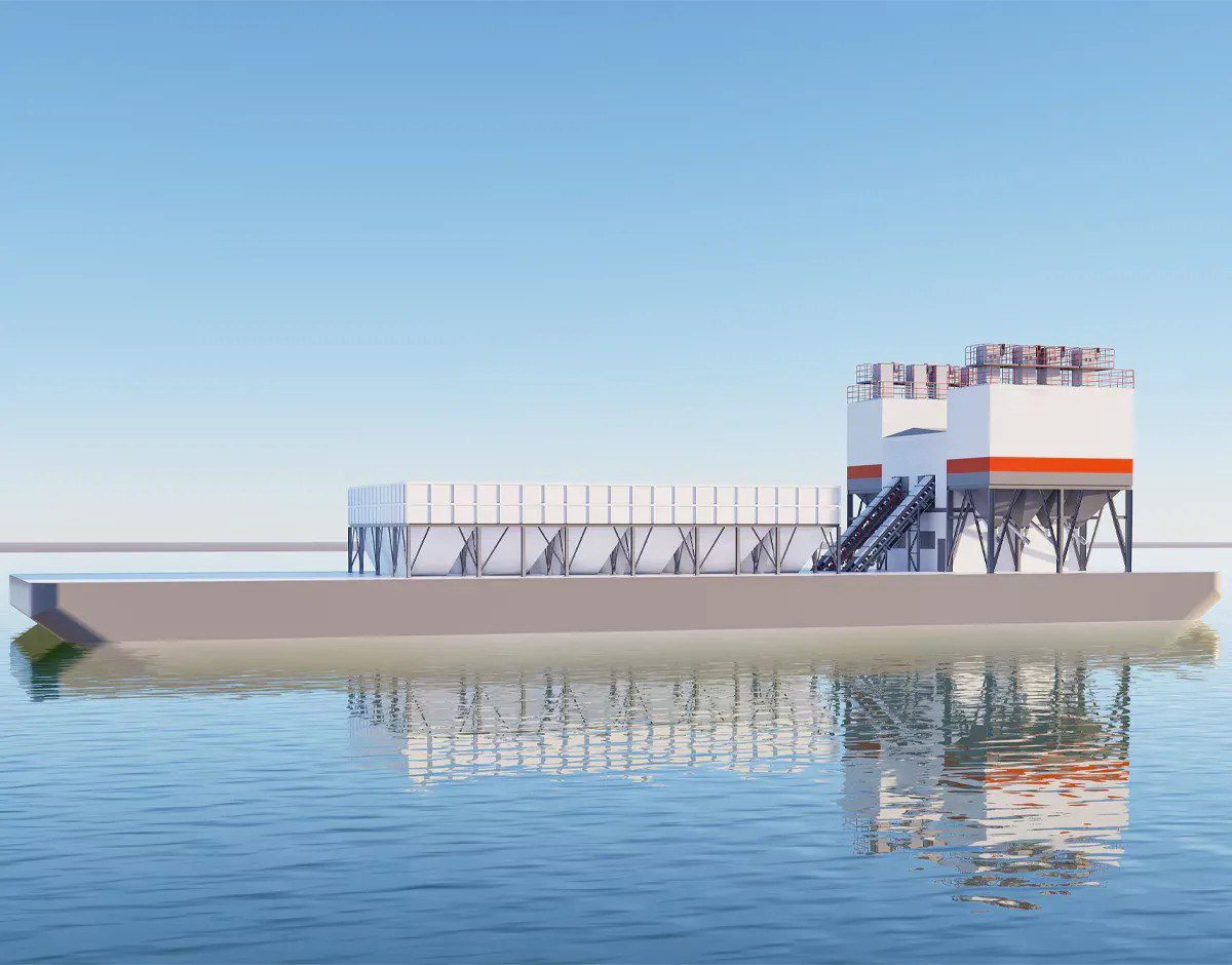 HZSC Series Offshore (Ship-borne) Special Concrete Batching Plant
