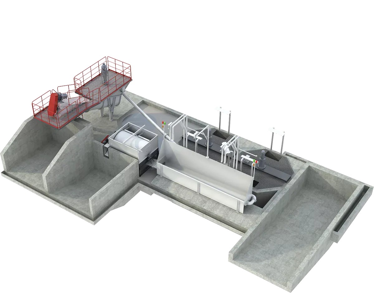 WCRE Series Wet Concrete Recycling Equipment